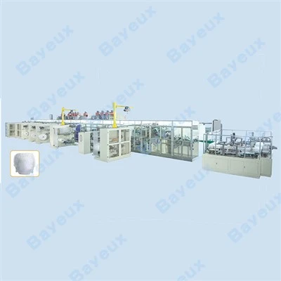 Full Servo U Shape Baby Diaper Machine