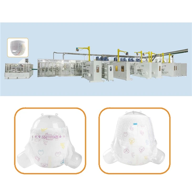 Full servo Baby Pants Making Machine pull diaper machine for baby